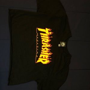 Thrasher shirt crop✨